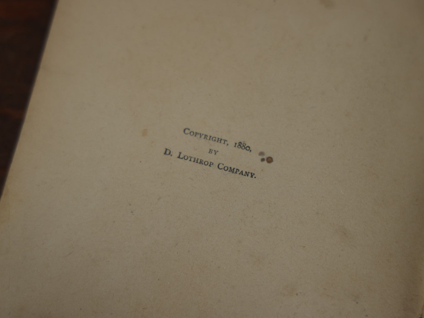 Lot 099 - Antique Booklet, "Three Against Three And Other Stories" By Emma E. Brown, With Illustrations, Published By D. Lothrop Company, Boston, 1880