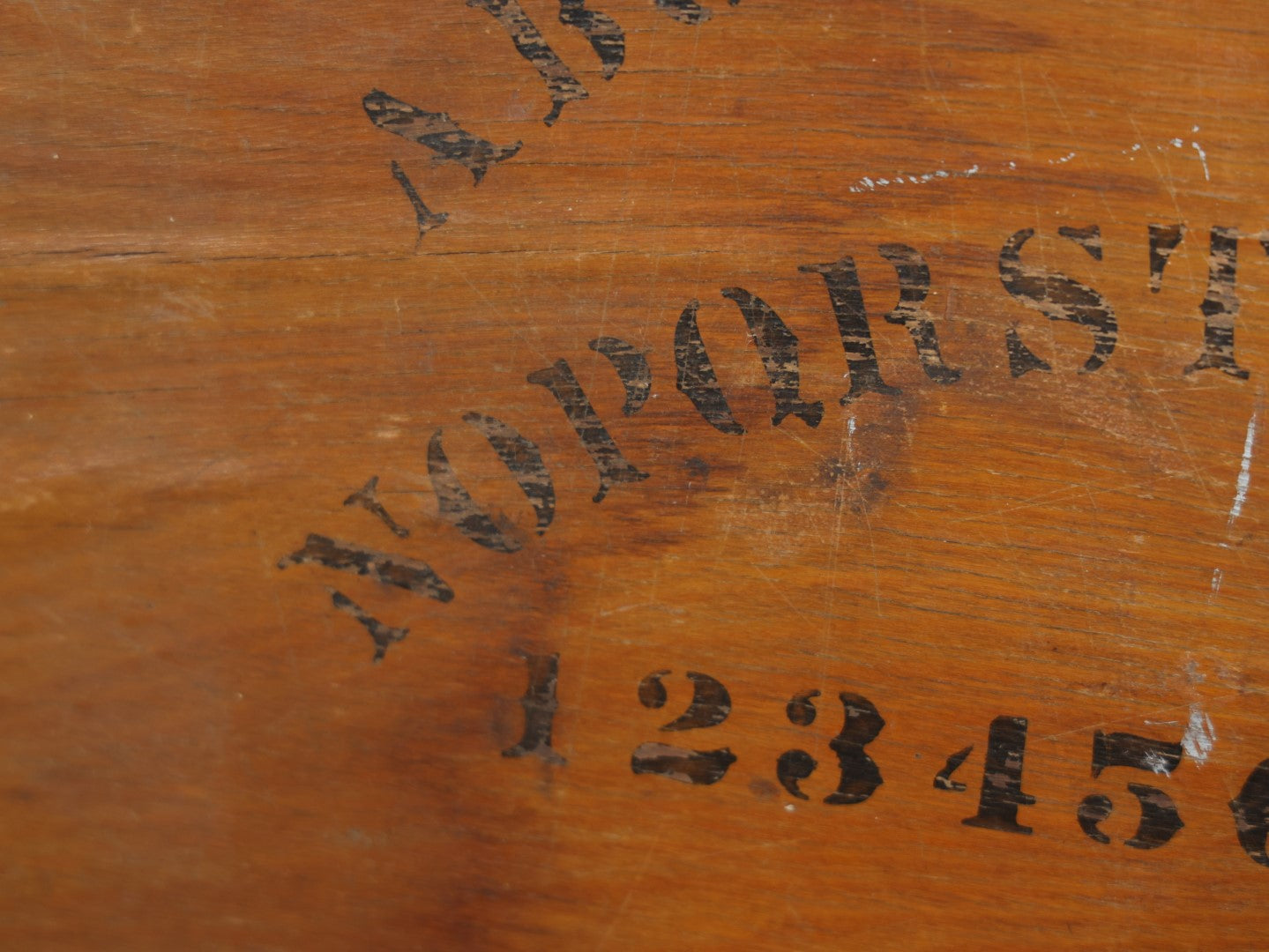 Lot 003 - Antique Late 19th Century Wooden Ouija Board Talking Spirit Board, Circa 1893, Note Heavy Wear, Deterioration, And Losses