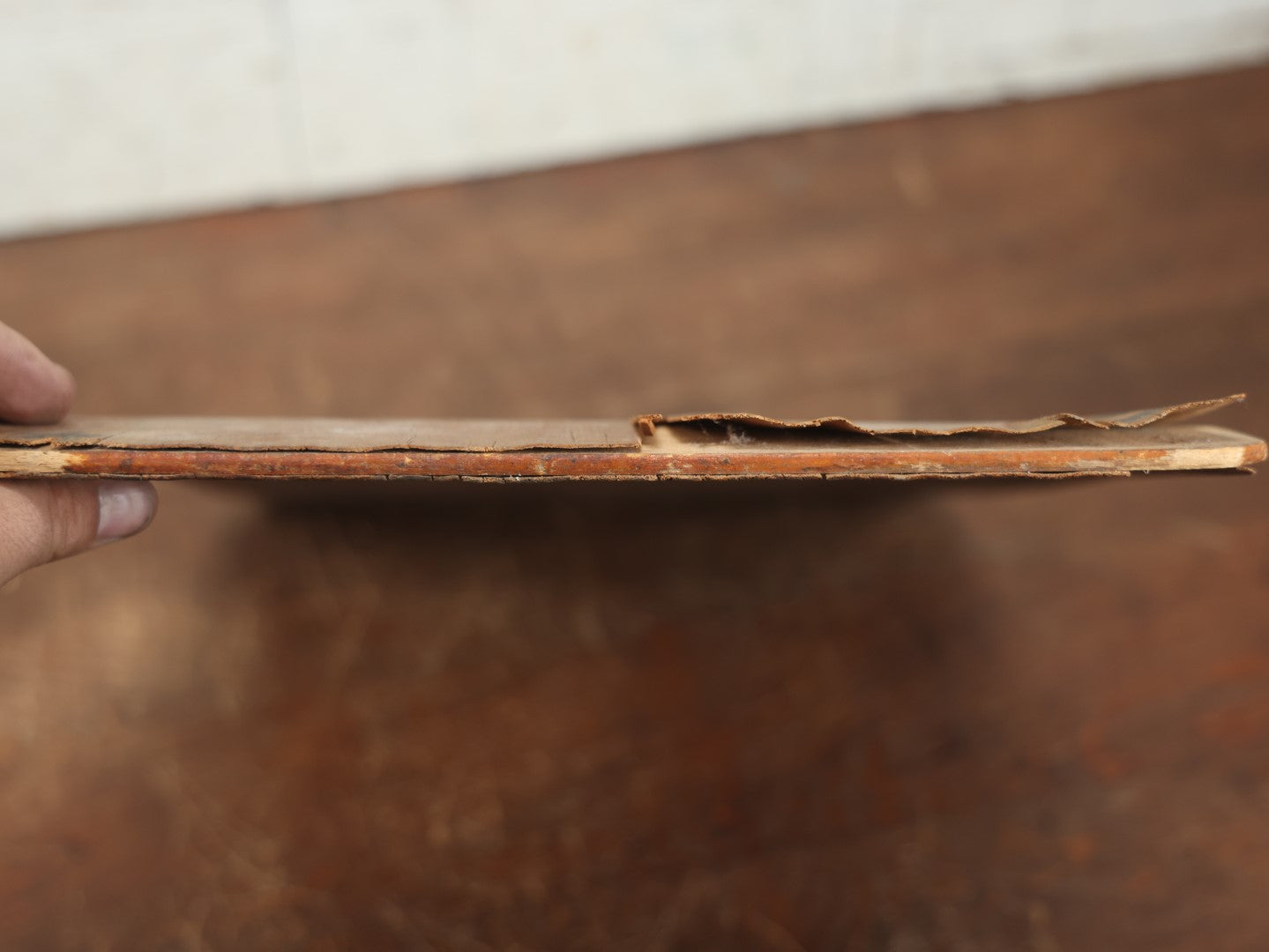 Lot 003 - Antique Late 19th Century Wooden Ouija Board Talking Spirit Board, Circa 1893, Note Heavy Wear, Deterioration, And Losses