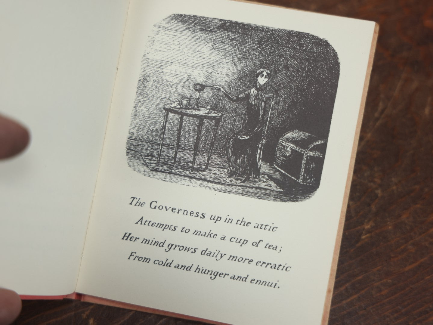 Lot 008 - "The Gorey Alphabet" Written And Illustrated By Edward Gorey, Constable Publication, 1961, With Note And Tipped In Illustration From Unknown Author And Illustrator Jon E. "Eddy" Lindstrom To His Sister