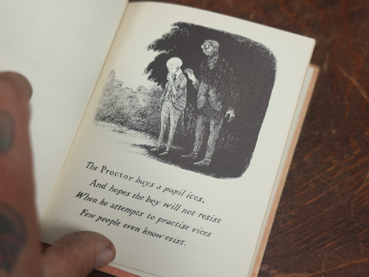 Lot 008 - "The Gorey Alphabet" Written And Illustrated By Edward Gorey, Constable Publication, 1961, With Note And Tipped In Illustration From Unknown Author And Illustrator Jon E. "Eddy" Lindstrom To His Sister