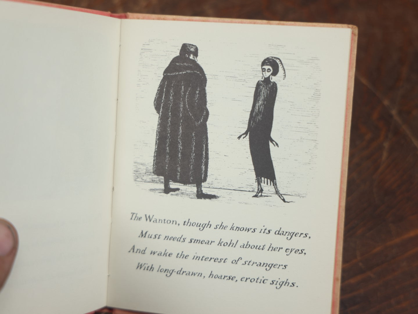 Lot 008 - "The Gorey Alphabet" Written And Illustrated By Edward Gorey, Constable Publication, 1961, With Note And Tipped In Illustration From Unknown Author And Illustrator Jon E. "Eddy" Lindstrom To His Sister