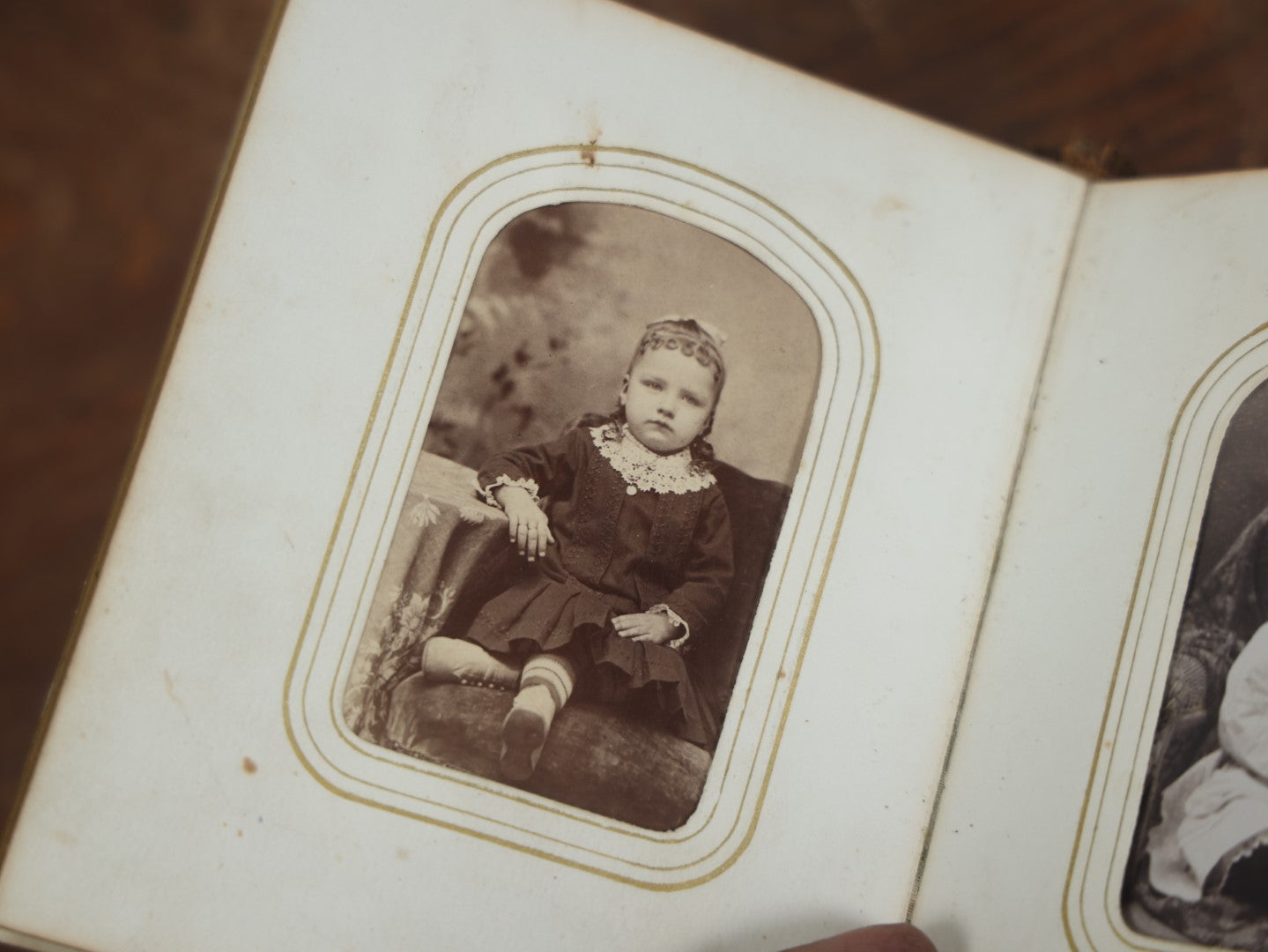 Lot 024 - Antique Victorian Photo Album Loaded With 14 Tintypes And 23 C.D.V. Images