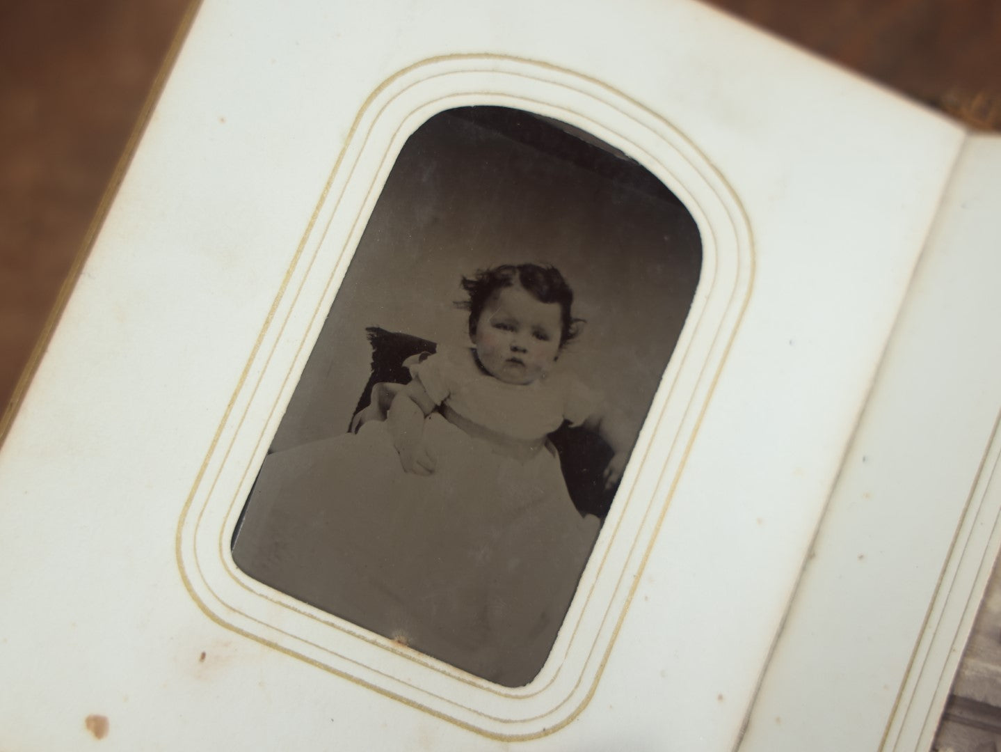 Lot 024 - Antique Victorian Photo Album Loaded With 14 Tintypes And 23 C.D.V. Images