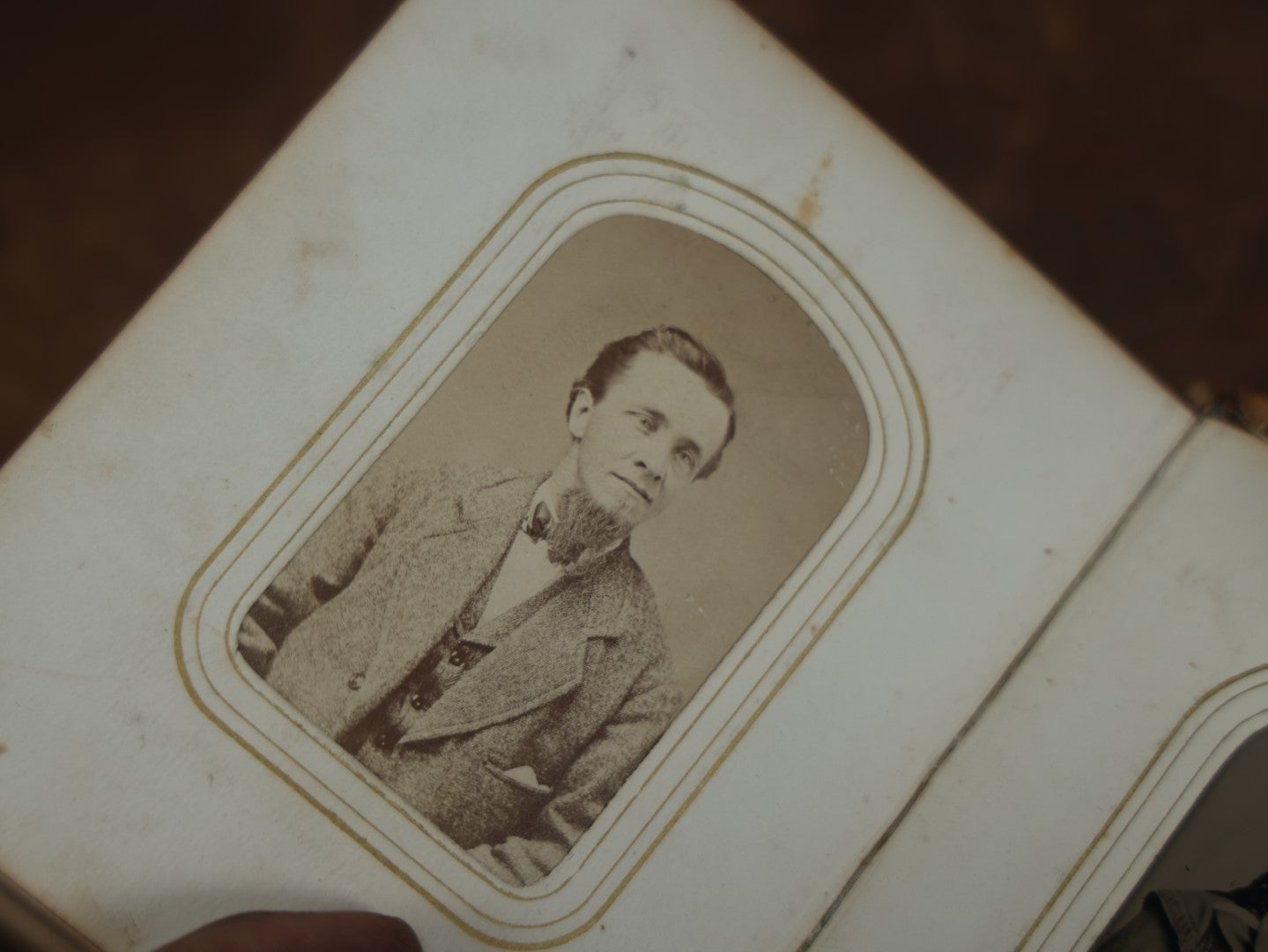 Lot 024 - Antique Victorian Photo Album Loaded With 14 Tintypes And 23 C.D.V. Images