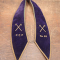 Lot 053 - Vintage Purple Velvet Odd Fellows I.O.O.F. Sash Collar, P.C.P. Past Chief Patriarch, Crossed Staffs Symbol, Lodge No. 56, Boston Regalia Company