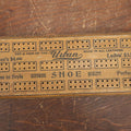 Lot 058 - Vintage Urban Shoe & A.F. Cox & Son Advertising Cribbage Game Board, Portland, Maine