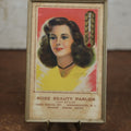 Lot 062 - Vintage Pin-Up Thermometer Advertising Rose Beauty Parlor, Hair Stylist, Providence, Rhode Island