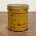 Lot 070 - Vintage Adams' Fine Marshmallows Yellow Tin, By S.S. Adams Company, Asbury Park, New Jersey, Tin By C.C. Co. Inc. Of Passaic