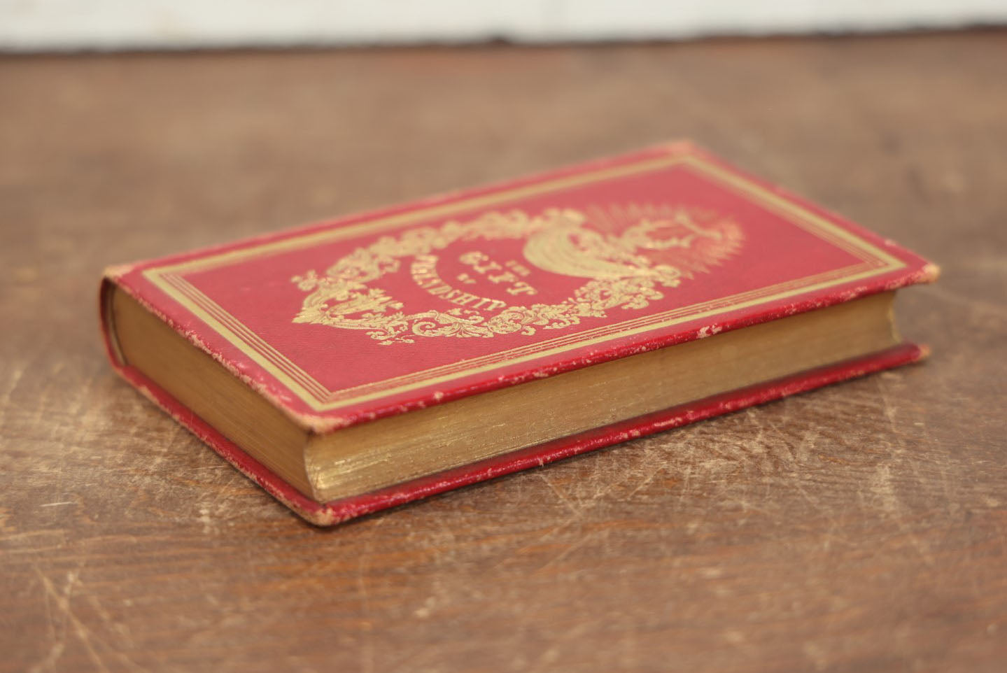 Lot 083 - "The Gift Of Friendship For 1854" Antique Book By Henry F. Anners, Printed In Philadelphia, Containing Stories Of Friendship, Engravings