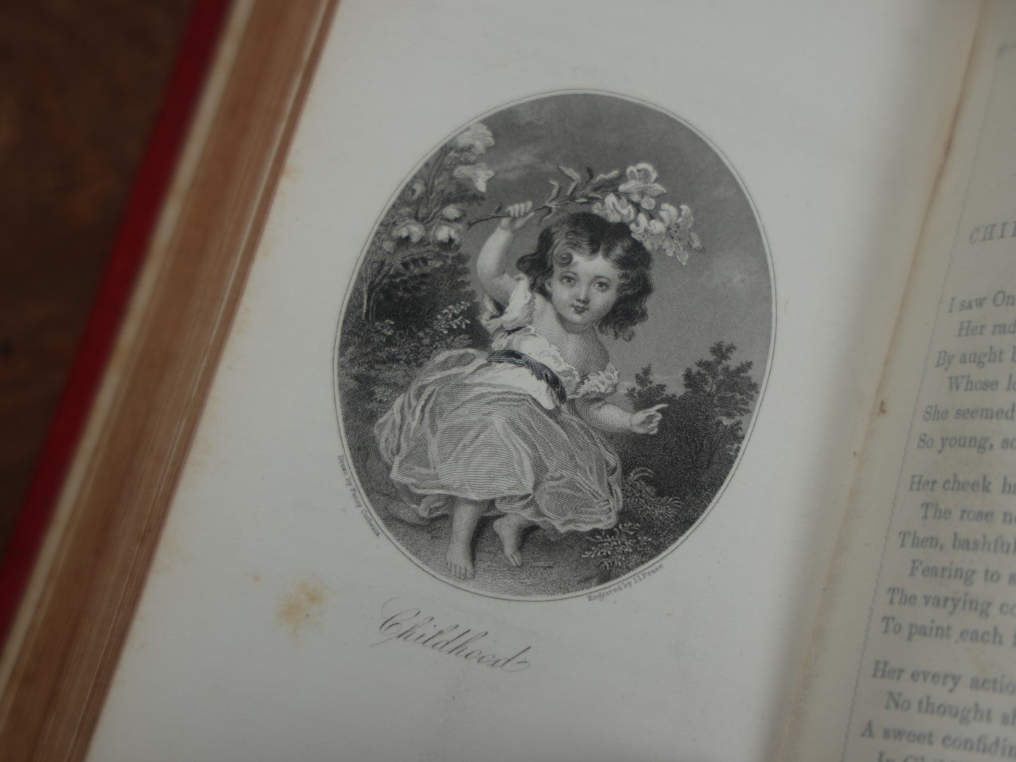 Lot 083 - "The Gift Of Friendship For 1854" Antique Book By Henry F. Anners, Printed In Philadelphia, Containing Stories Of Friendship, Engravings