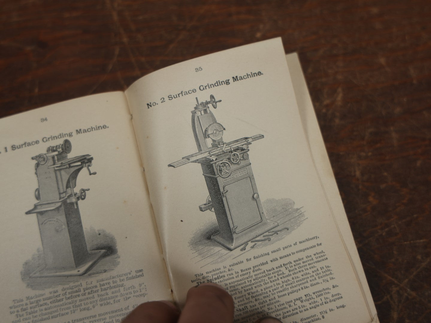 Lot 092 - Antique Brown And Sharpe Manufacturing Company Catalog Of Machinery, Tools, Sewing Machines, Gears, Iron Castings, And More, Providence, Rhode Island, Note Heavy Wear, Tears To Cover, Many Illustrations