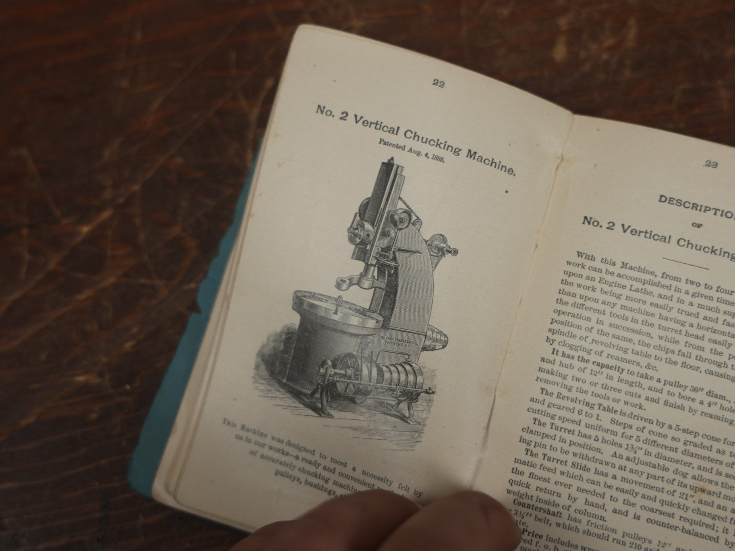 Lot 092 - Antique Brown And Sharpe Manufacturing Company Catalog Of Machinery, Tools, Sewing Machines, Gears, Iron Castings, And More, Providence, Rhode Island, Note Heavy Wear, Tears To Cover, Many Illustrations