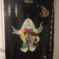 Lot 002 - Vintage Frog Anatomy School Room Chart, Copyright 1938 General Biological Supply House Inc., A Turtox Product, Chicago