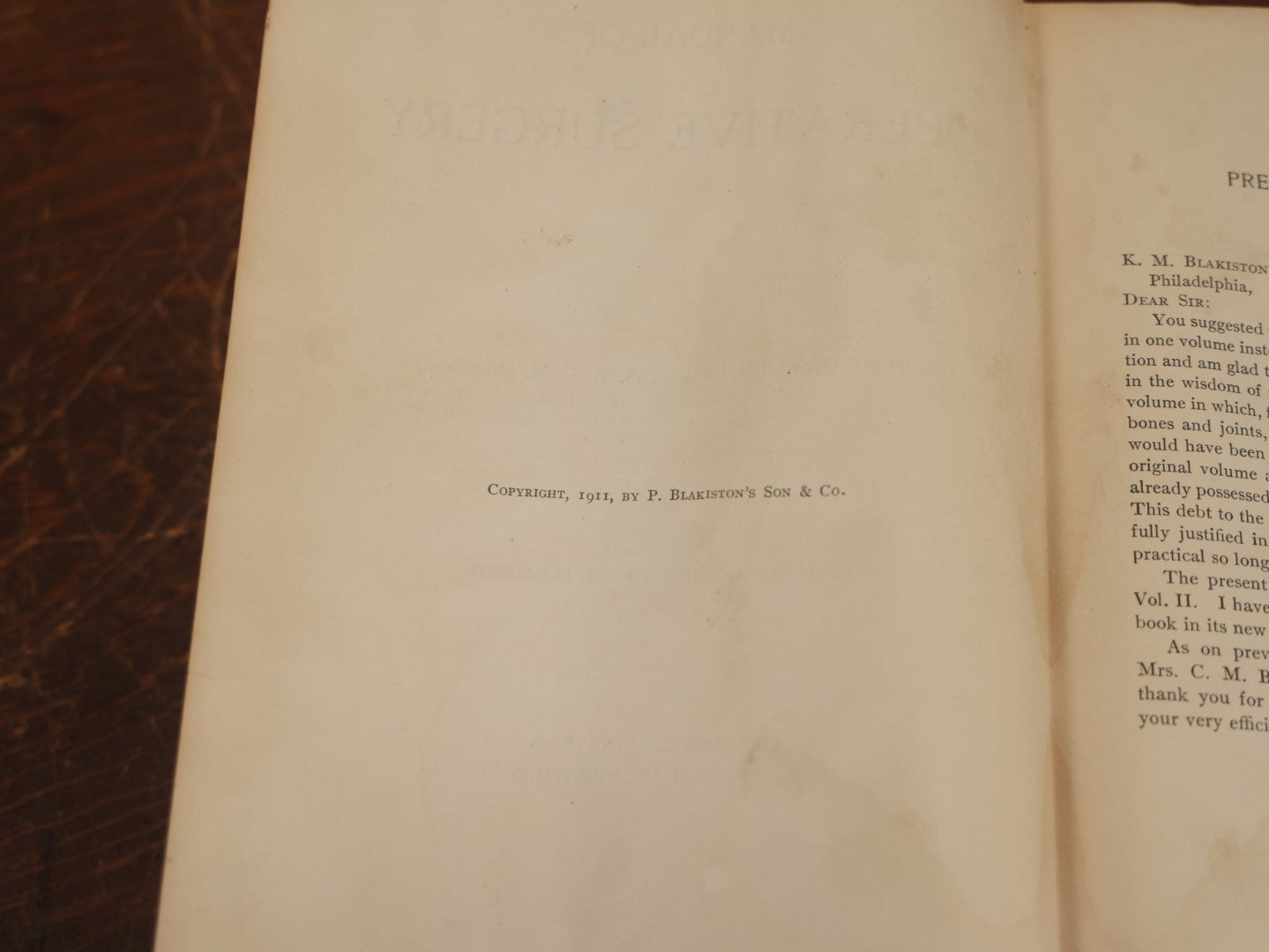 Lot 032 - "Manual Of Operative Surgery" Antique Medical Anatomy Book By John Fairbairn Binnie, With 1365 Illustrations, Including Many In Color, Fifth Edition, Published 1912