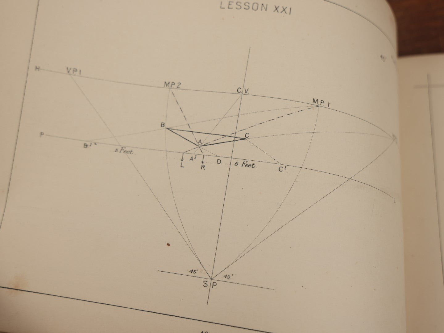 Lot 036 - "The School Of Art Second Grade Perspective" Antique Art Book By Thomas Newton Andrews, London, 1880 