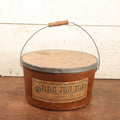 Lot 044 - Antique Famous Jelly Beans Bucket Store Container With Original Paper Label, By Coughlin Bros. Co., Inc., Confectioners, Syracuse, N.Y.