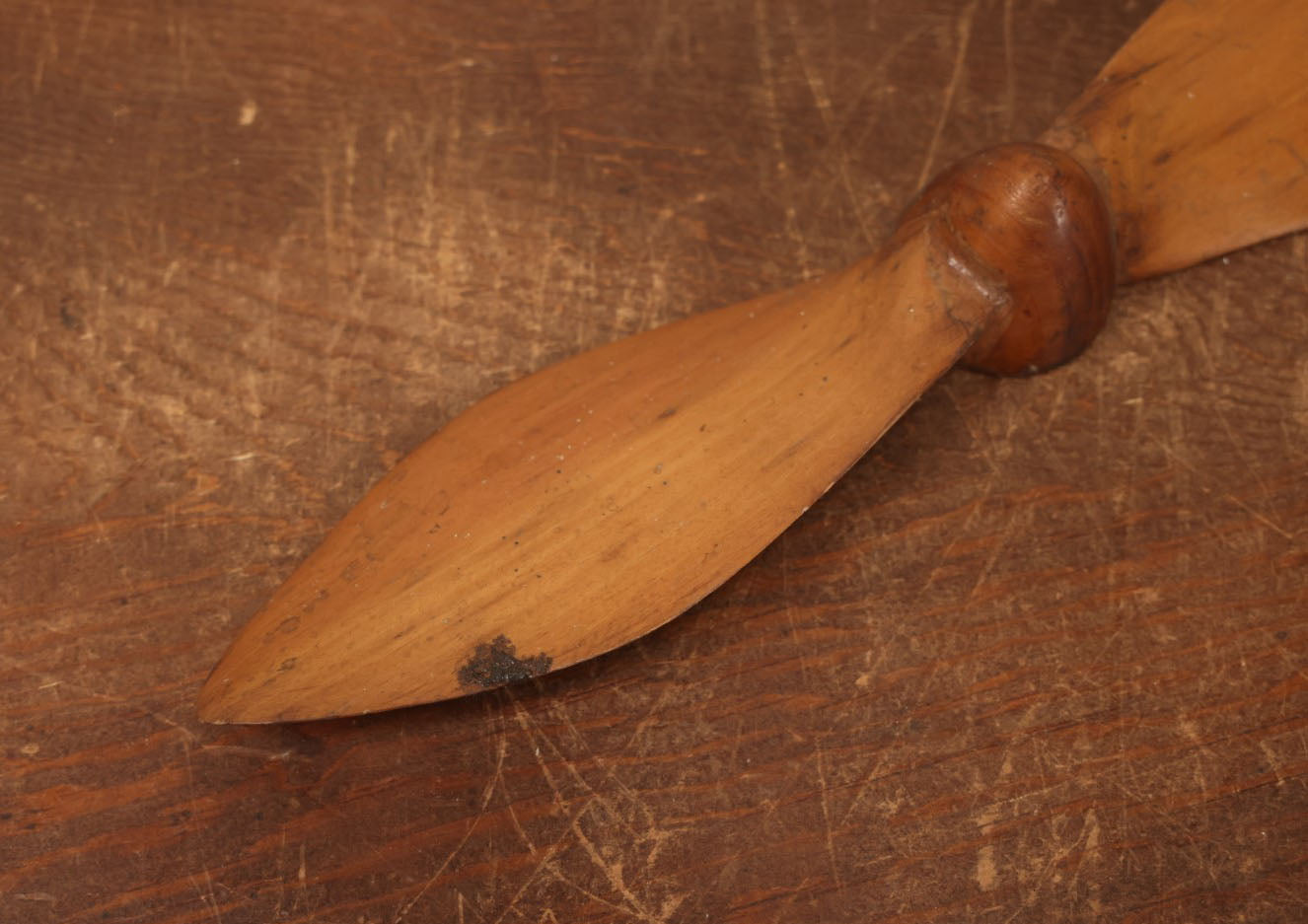 Lot 059 - Vintage Carved Wooden Propeller, Likely From A Model Airplane