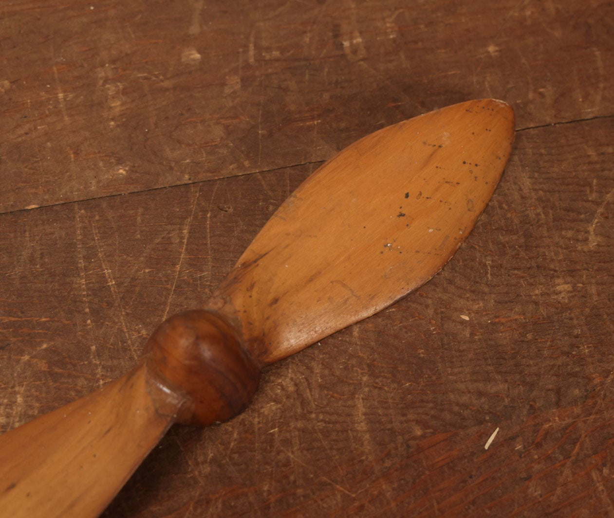 Lot 059 - Vintage Carved Wooden Propeller, Likely From A Model Airplane