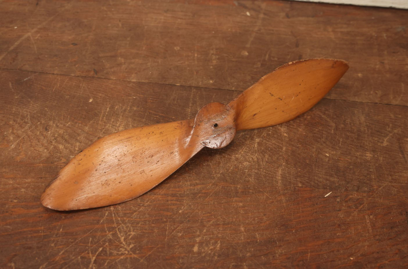 Lot 059 - Vintage Carved Wooden Propeller, Likely From A Model Airplane