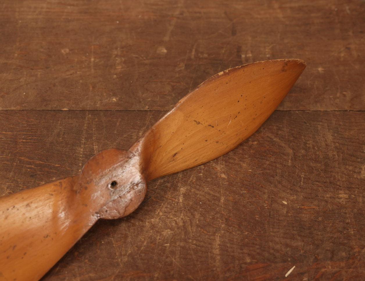 Lot 059 - Vintage Carved Wooden Propeller, Likely From A Model Airplane