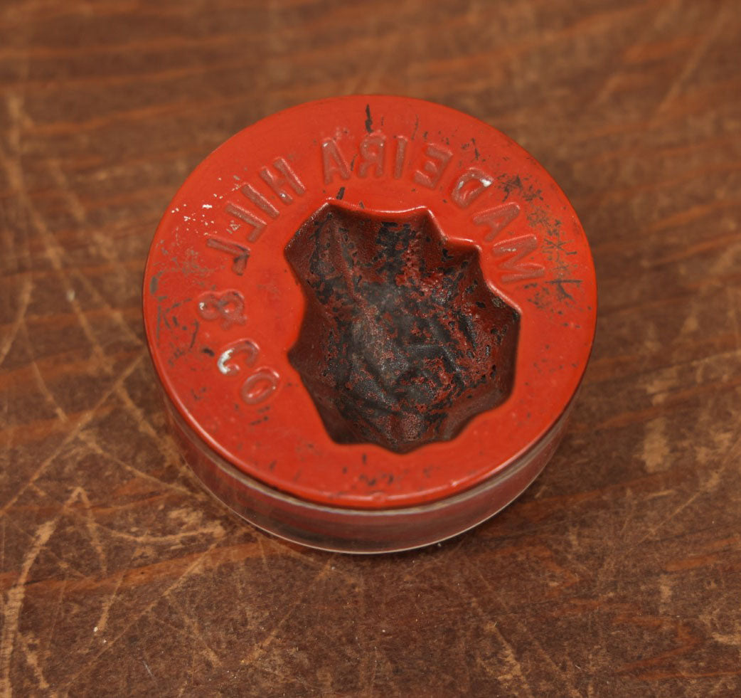 Lot 061 - Antique Paperweight Advertisement For Madeira Hill & Co., Coal And Mining Company, Philadelphia, Pennsylvania, Reverse Painted