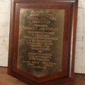 Lot 082 - Massachusetts Funeral Directors Associated Presentation Award To Former Association Governor Horace F. (Jim) Staples, 1957