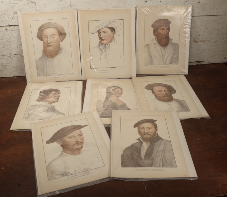 Lot 084 - Grouping Of Eight Various Engravings Of British Historical Figures, After Royal Collection