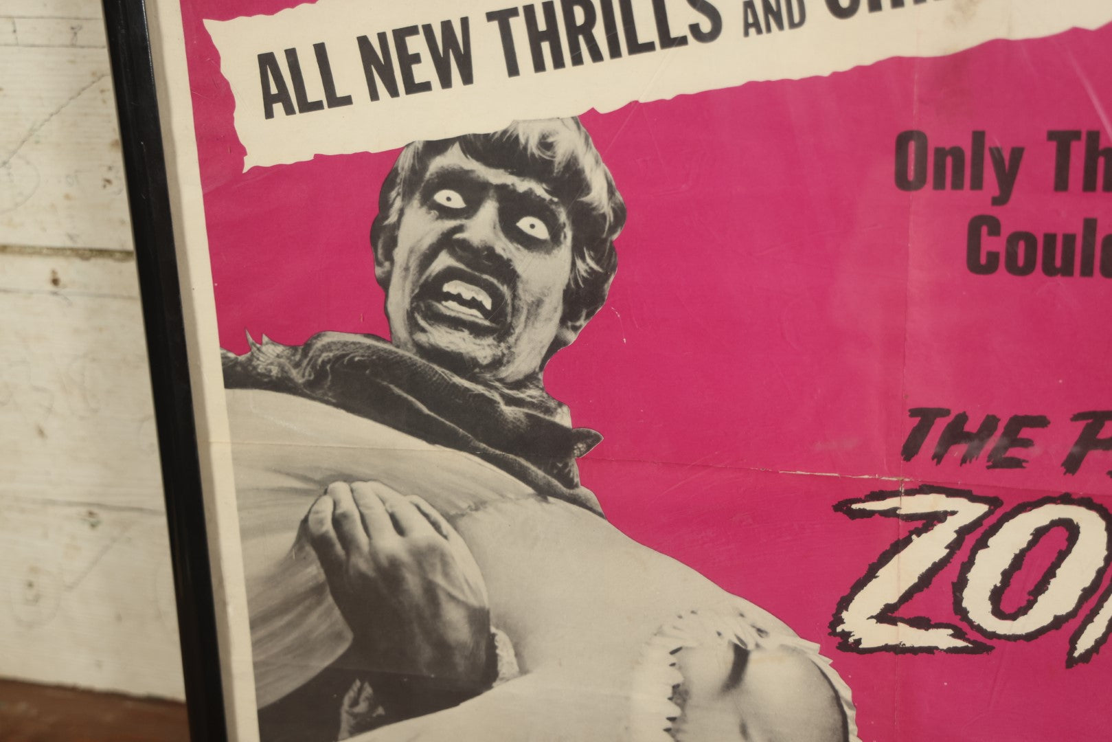 Lot 002 - Vintage Dracula Prince Of Darkness Movie Poster Featuring Christopher Lee, "The Plague Of The Zombies," Original 1966 Twentieth Century Fox Poster - 27" x 40" - See Shipping Note