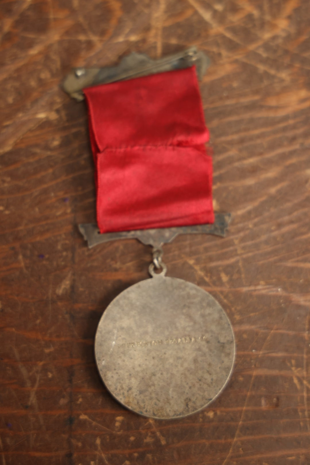 Lot 059 - Antique Ancient Order Of United Workmen A.O.U.M. Ribbon And Medallion, Wacantuck Lodge No 191, Uxbridge, Massachusetts, C.H.P., With Quill And Key Charm, By The Boston Regalia Company