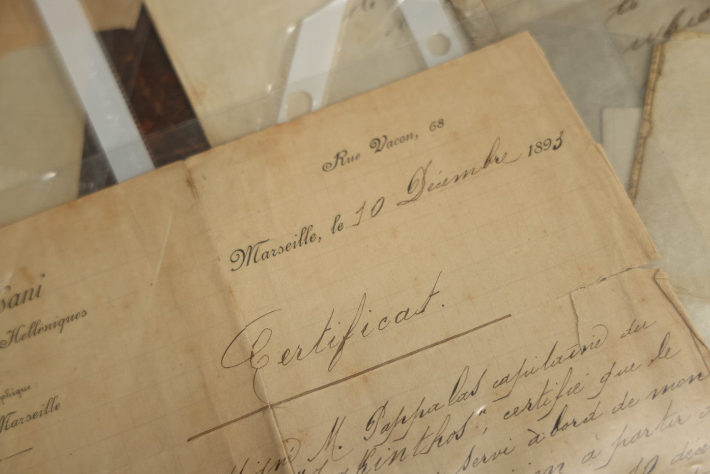 Lot 073 - Large Cache Of Early Correspondence And Handwritten Documents, Mostly European, Including Documents Relating To Shipping, Trade, And More, Over 25 Pieces