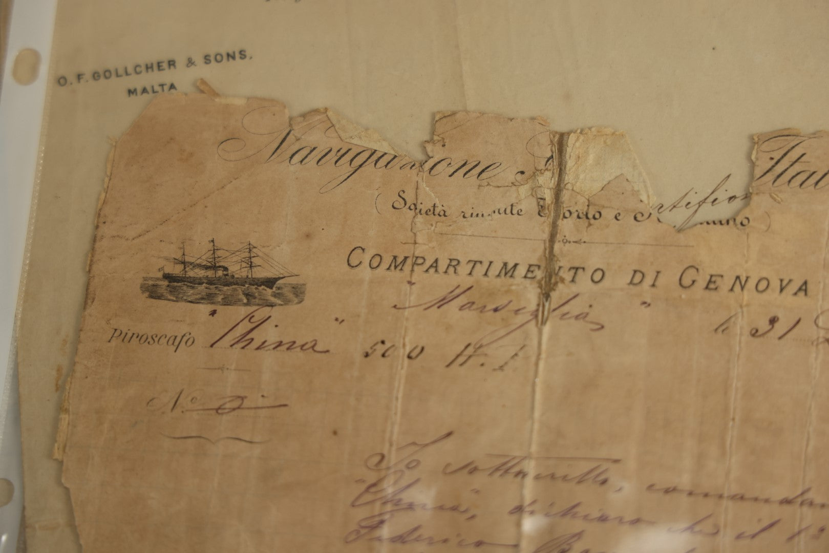 Lot 073 - Large Cache Of Early Correspondence And Handwritten Documents, Mostly European, Including Documents Relating To Shipping, Trade, And More, Over 25 Pieces