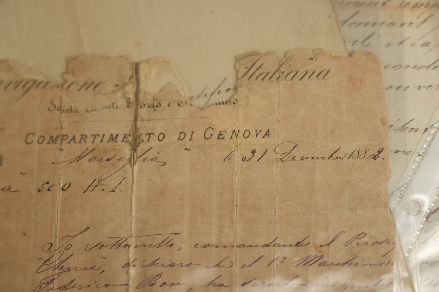 Lot 073 - Large Cache Of Early Correspondence And Handwritten Documents, Mostly European, Including Documents Relating To Shipping, Trade, And More, Over 25 Pieces