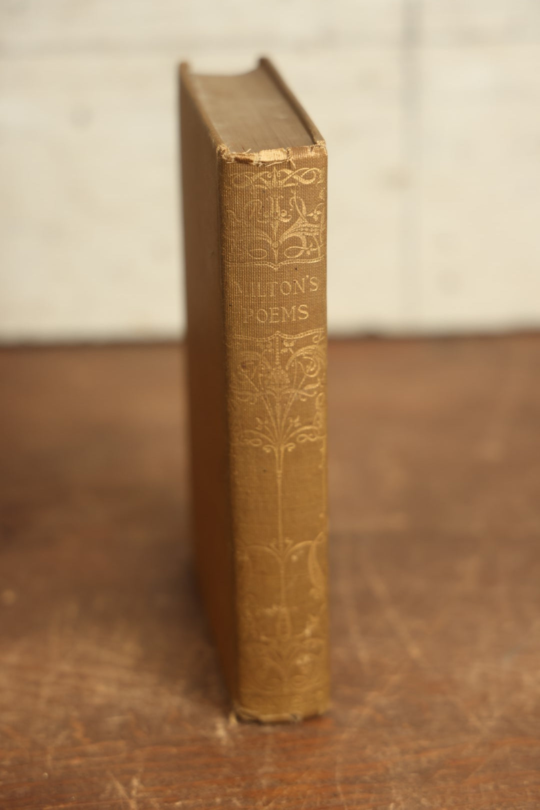 Lot 086 - "The Poetical Works Of John Milton" Antique Book, Copyright 1892 By T.Y. Crowell & Co., Including Paradise Lost And More