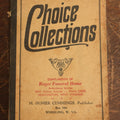 Lot 093 - Antique Religious Music Book "Choice Collections" By M. Homer Cummings, Publisher, Compliments Of Reger Funeral Home And Ambulance Service, Huntington, West Virginia, Circa 1930