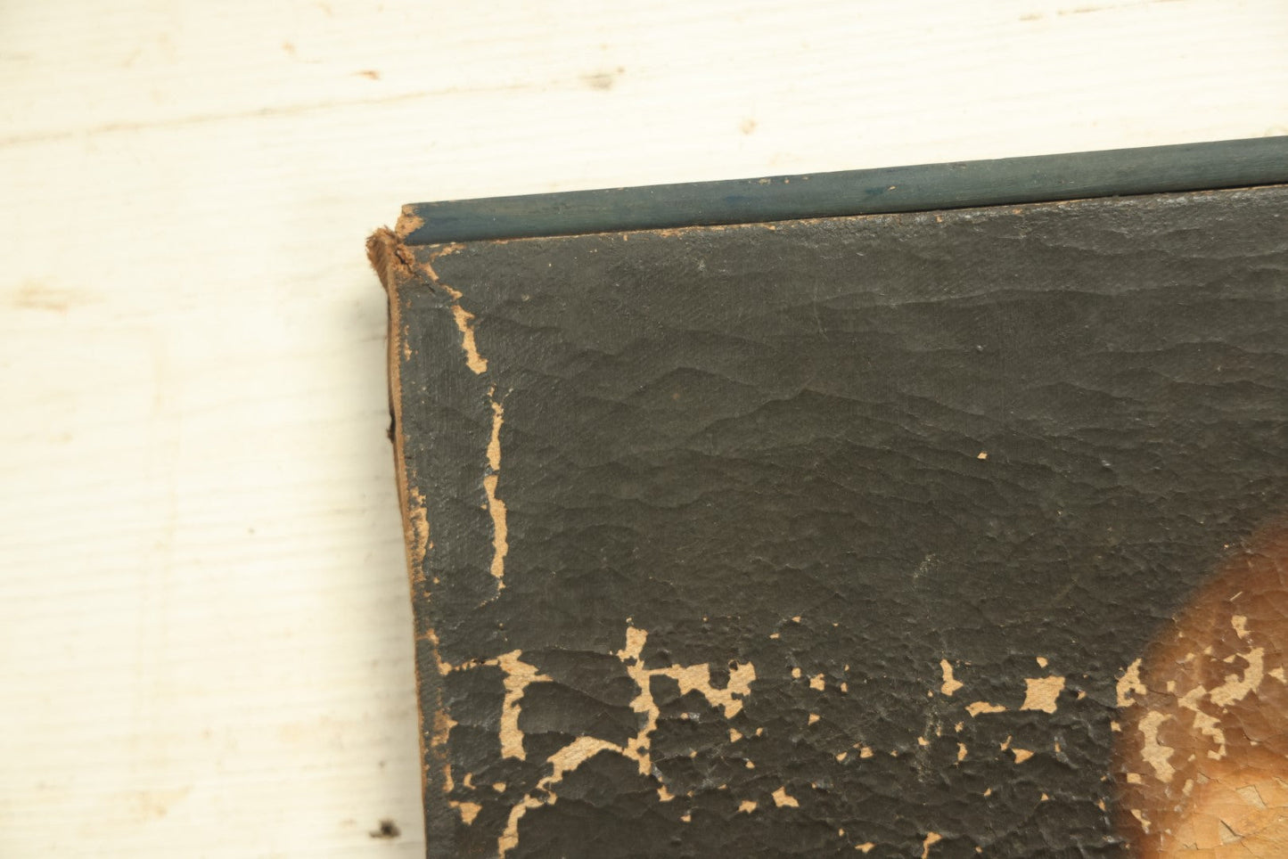 Lot 004 - 19th Century Oil On Canvas Painting Of A Pensive Young Girl Looking Up From A Book, Note Heavy Wear, Active Losses, Other Damage, See Photos, 19" x 22-1/2"