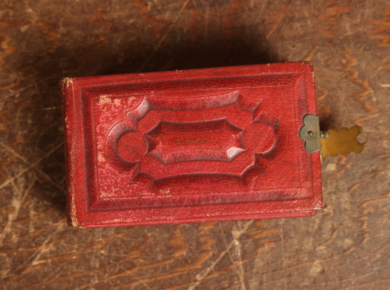 Lot 015 - Antique Gem Tintype Photo Album, Belonging To Clara A. Whitney, From Her Teacher Sarah Barnard, Completely Full Containing 48 Photographs