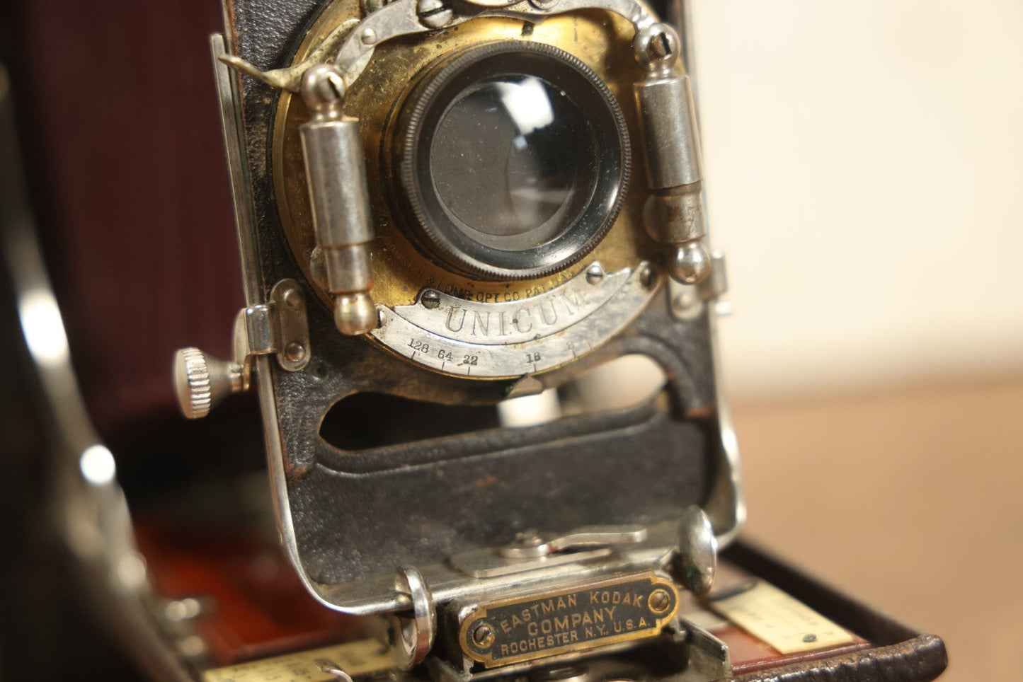 Lot 032 - Antique Kodak No. 3A Folding Pocket Kodak Model B-2 Film Camera, Circa 1902