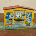 Lot 070 - Vintage Tin Lithograph 2Nd National Duck Walt Disney Bank With Mickey Mouse, Minnie Mouse, Donald Duck, Goofy, Pluto, And Pinnochio, By J. Chein & Co.