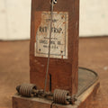 Lot 073 - Antique Star Rat Trap Wooden Rodent Trap By Lovell Mfg. Co., Erie, Pennsylvania, With Paper Label