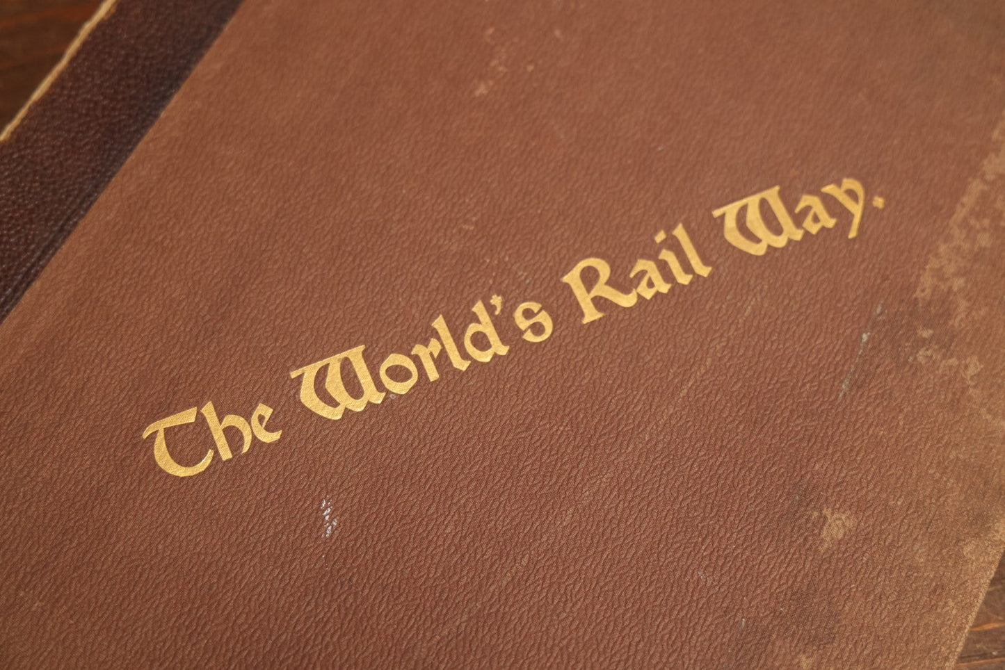 Lot 087 - "The World's Rail Way: Historical, Descriptive, Illustrative" Antique Railroad History Book By J.G. Pangborn, Illustrated, Winchell Printing Company, New York, 1894, Cover Loose