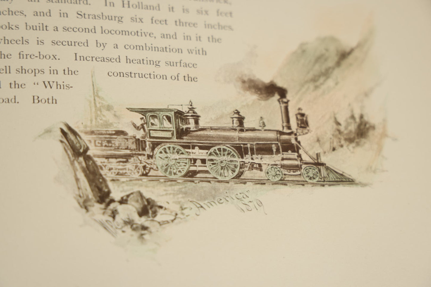 Lot 087 - "The World's Rail Way: Historical, Descriptive, Illustrative" Antique Railroad History Book By J.G. Pangborn, Illustrated, Winchell Printing Company, New York, 1894, Cover Loose