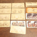 Lot 101 - Grouping Of Thirteen Antique Religious Stereo Cards, By F.G. Weller And Others, Late 19th Century