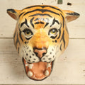 Lot 003 - Papier Mache Tiger Head Wall Mount Hand Painted