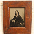 Lot 020 - Antique Approximately 1/4 Plate Ambrotype Of An Attractive Young Woman With Jewelry, Pink Tinting, In Custom Made Frame