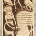 Lot 055 - Antique Cornish Litany "Ghoulies And Ghosties" Spooky Prayer Postcard, With Frightened Young Boy, Printed In England, Frith's Series