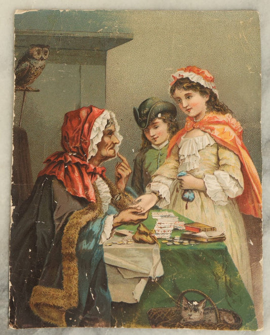 Lot 061 - Single Antique Trade Card, The Gypsy Fortune Teller, Advertisement For Dr. Jayne'S Tonic Vermifuge