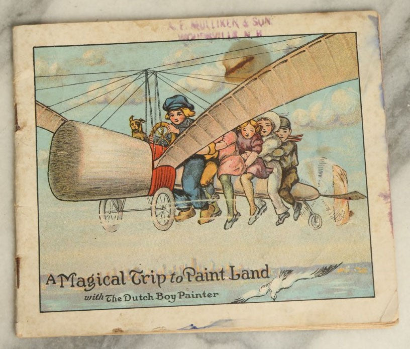 Lot 068 - Antique Dutch Boy Paint Advertising Booklet, "A Magical Trip To Paint Land With The Dutch Boy Painter", By National Lead Company