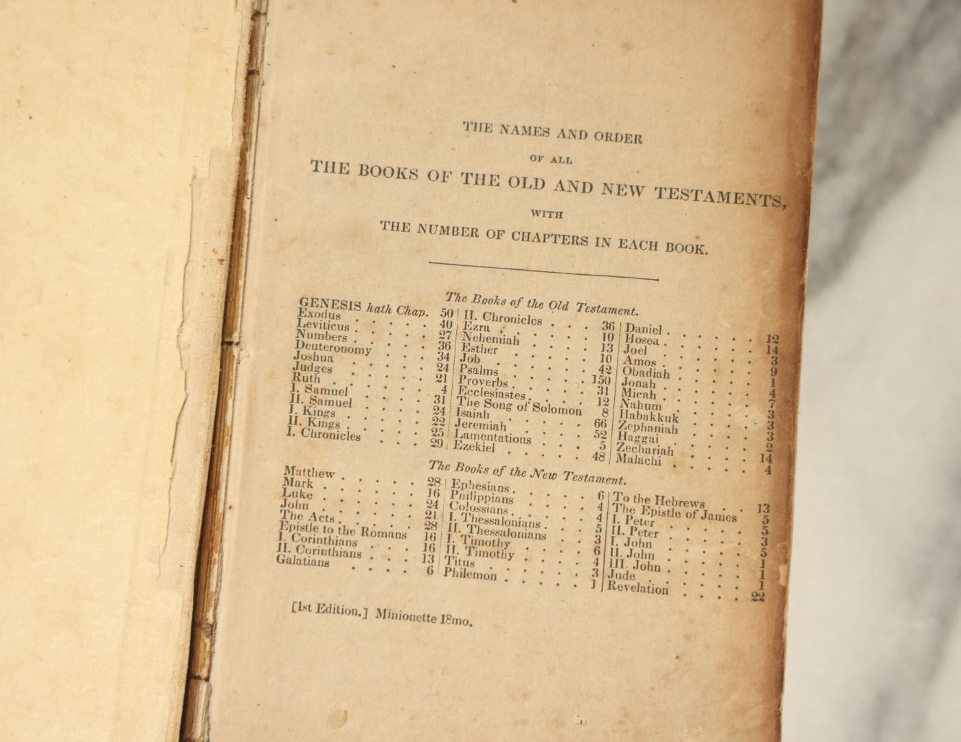 Lot 085 - Personalized Antique Holy Bible, Having Belonged To Sarah Wingate, Circa Late 19th Century, With Gold Lettering On Cover