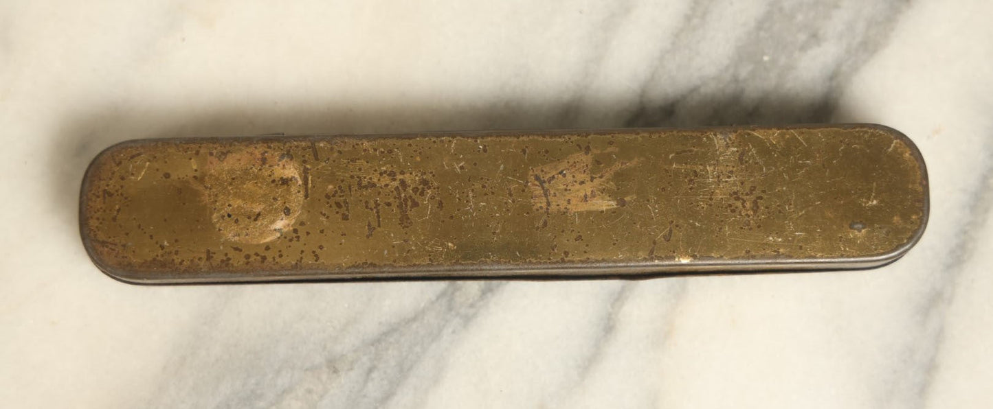 Lot 086 - Single Antique Advertising Tin, Taylor's "The 1000 Razor" Manufactured By Needham Veall & Tyzack Limited, Sheffield